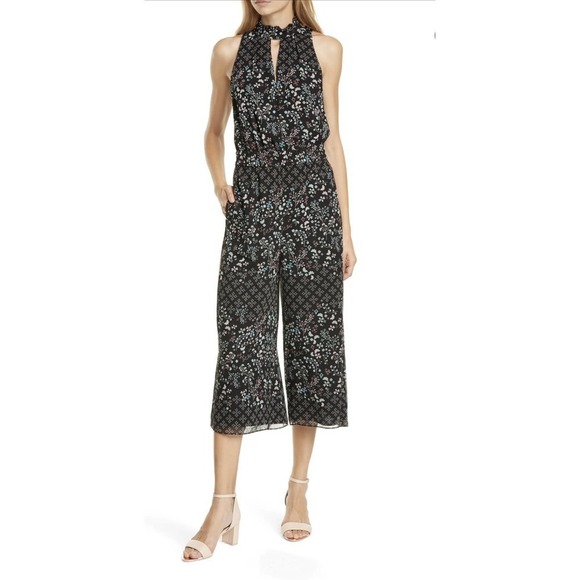 Ted Baker Marcila Hazel High Neck Wide Leg Jumpsuit - Picture 1 of 16